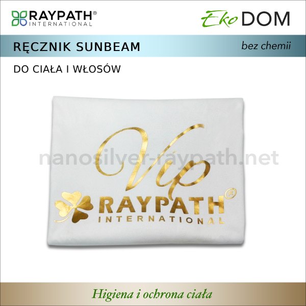 nanosrebro ręcznik vip raypath